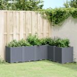 Jardinière bleu gris 160x120x53 cm PP