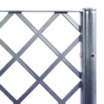 Jardinière avec treillis bleu gris 80x40x142 cm PP – Image 5