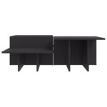 Tables basses 2 pcs gris bois d'ingénierie – Image 3