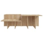Tables basses 2 pcs Chêne sonoma Bois d'ingénierie – Image 3