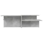 Tables basses 2 pcs gris béton bois d'ingénierie – Image 2
