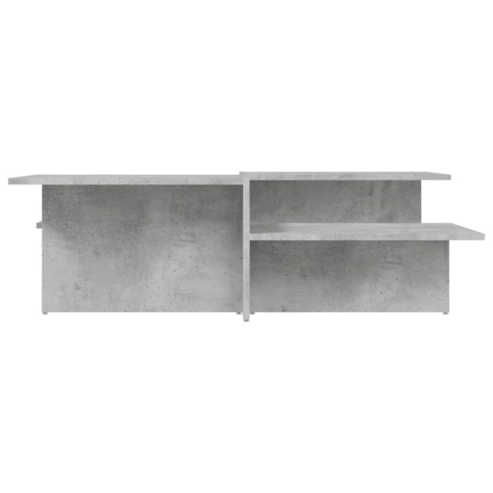 Tables basses 2 pcs gris béton bois d'ingénierie – Image 2
