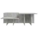 Tables basses 2 pcs gris béton bois d'ingénierie – Image 3