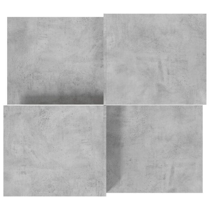 Tables basses 2 pcs gris béton bois d'ingénierie – Image 4