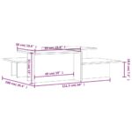 Tables basses 2 pcs Sonoma gris Bois d'ingénierie – Image 6