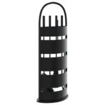 Set d’outils de cheminée 5 pcs 23x15x66 cm acier – Image 4