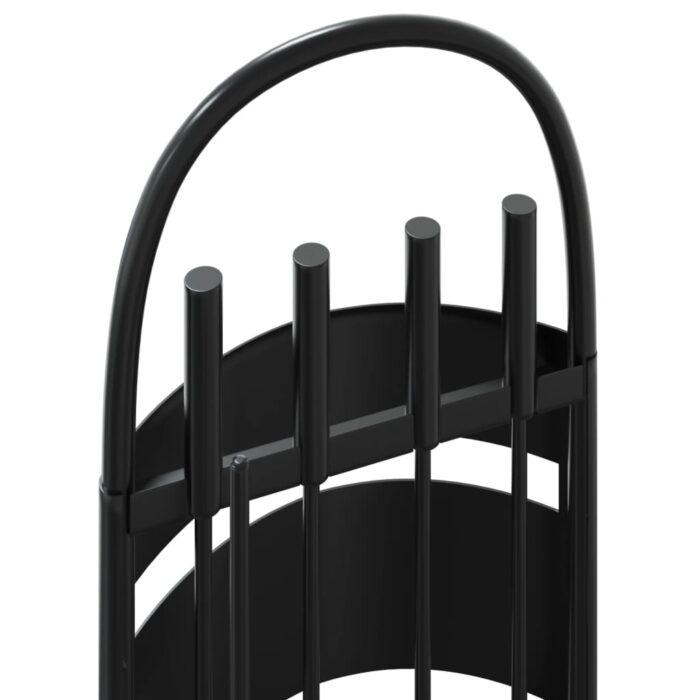 Set d’outils de cheminée 5 pcs 23x15x66 cm acier – Image 5