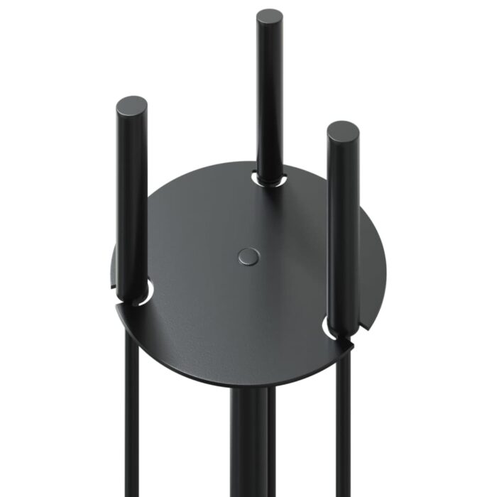 Set d’outils de cheminée 4 pcs 22x59 cm acier – Image 5