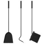 Set d’outils de cheminée 4 pcs 22x59 cm acier – Image 7
