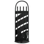 Set d’outils de cheminée 5 pcs 23x15x66 cm acier – Image 2