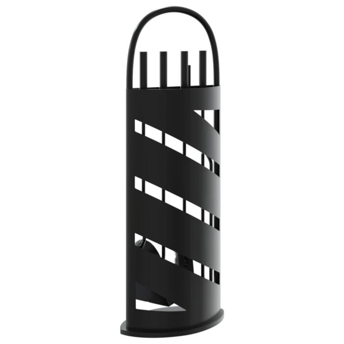 Set d’outils de cheminée 5 pcs 23x15x66 cm acier – Image 4