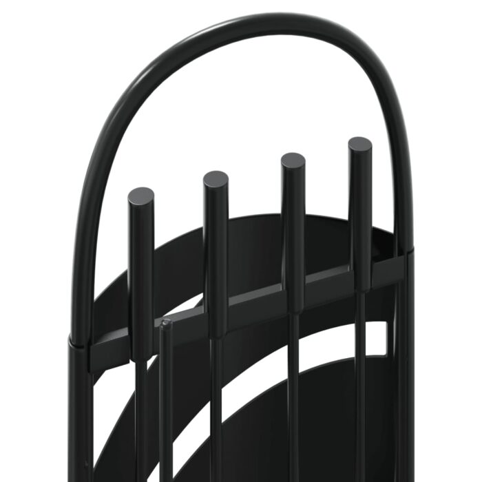 Set d’outils de cheminée 5 pcs 23x15x66 cm acier – Image 5