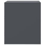 Tables de chevet 2 pcs anthracite 34,5x39x44 cm acier – Image 6