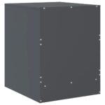 Tables de chevet 2 pcs anthracite 34,5x39x44 cm acier – Image 7