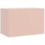 Meuble TV rose 67x39x44 cm acier – Image 6