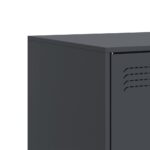 Meuble TV anthracite 67x39x44 cm acier – Image 8