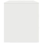 Meubles TV 2 pcs blanc 67x39x44 cm acier – Image 6