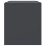 Meuble TV anthracite 99x39x44 cm acier – Image 6