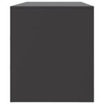Meuble TV noir 99x39x44 cm acier – Image 6