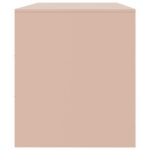 Meuble TV rose 99x39x44 cm acier – Image 6