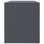 Meuble TV anthracite 99x39x44 cm acier – Image 6