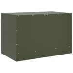Meuble TV vert olive 67x39x44 cm acier – Image 7