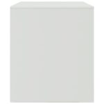 Meuble TV blanc 67x39x44 cm acier – Image 6