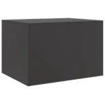Table basse noir 67x50x44 cm acier – Image 7