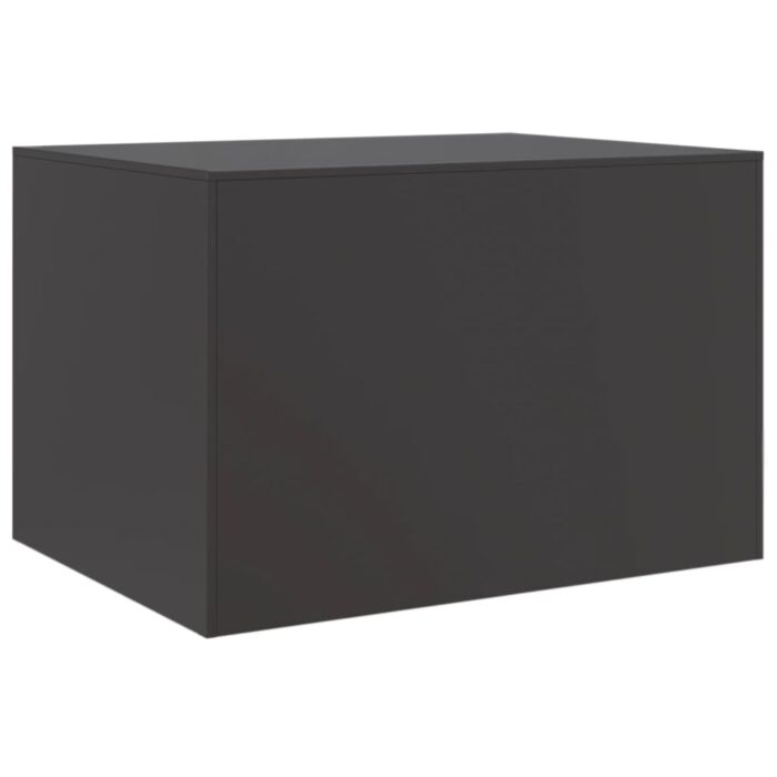 Table basse noir 67x50x44 cm acier – Image 7