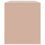 Meuble TV rose 99x39x44 cm acier – Image 6