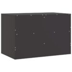 Meuble TV noir 67x39x44 cm acier – Image 7
