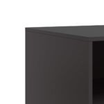 Meubles TV 2 pcs noir 67x39x44 cm acier – Image 8