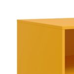 Meuble TV jaune moutarde 67x39x44 cm acier – Image 8