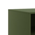 Meuble TV vert olive 67x39x44 cm acier – Image 8