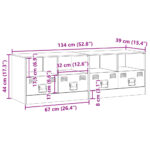 Meubles TV 2 pcs vert olive 67x39x44 cm acier – Image 10