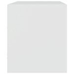 Meuble TV blanc 67x39x44 cm acier – Image 6