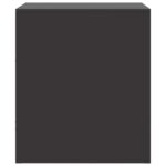 Table de chevet noir 34,5x39x44 cm acier – Image 6