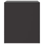 Tables de chevet 2 pcs noir 34,5x39x44 cm acier – Image 6