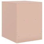 Tables de chevet 2 pcs rose 34,5x39x44 cm acier – Image 7