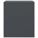 Tables de chevet 2 pcs anthracite 34,5x39x44 cm acier – Image 6