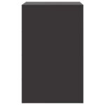 Table de chevet noir 34,5x39x62 cm acier – Image 6