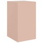 Tables de chevet 2 pcs rose 34,5x39x62 cm acier – Image 7