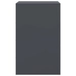 Table de chevet anthracite 34,5x39x62 cm acier – Image 6
