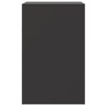 Table de chevet noir 34,5x39x62 cm acier – Image 6