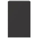 Tables de chevet 2 pcs noir 34,5x39x62 cm acier – Image 6