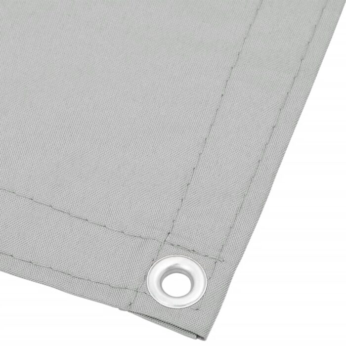 Écran de balcon gris clair 75x600 cm 100% polyester oxford – Image 2