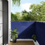 Écran de balcon bleu 120x1000 cm 100% polyester oxford