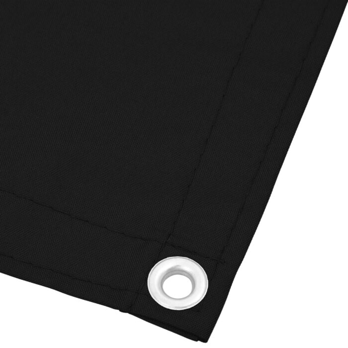 Écran de balcon noir 75x800 cm 100% polyester oxford – Image 2