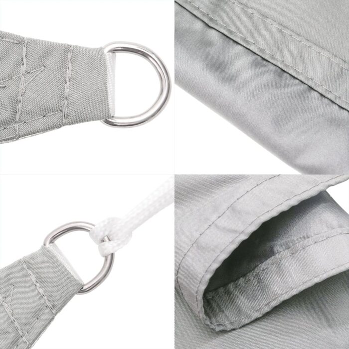 VXL8721012435933_g_en_hd_4.jpg Voile d'ombrage gris clair 3x3 m 100% polyester oxford – Image 4