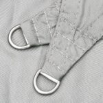 Voile d'ombrage gris clair 3,6x3,6 m 100% polyester oxford – Image 3